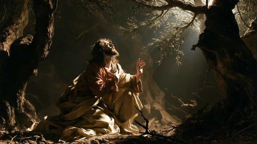 Jesus in Gethsemane - Theatrical Baroque · Landscape n° 10