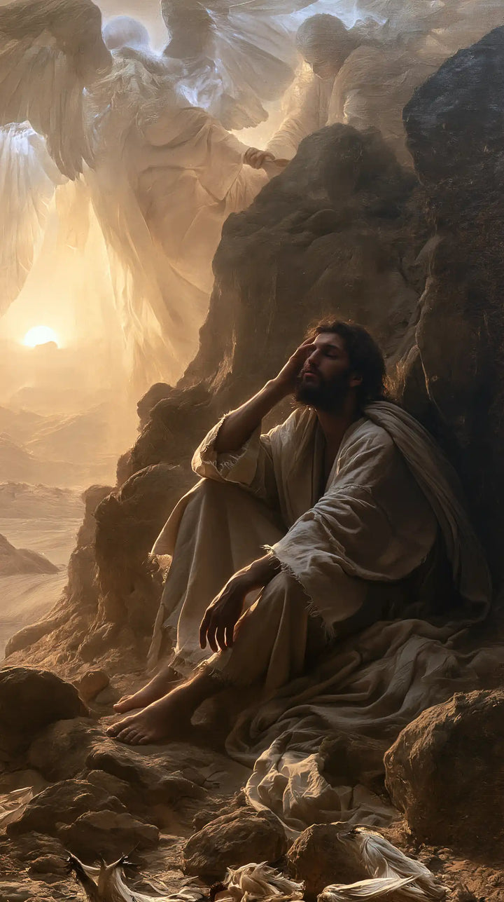 Jesus in the Desert - Angels After the Temptation · Portrait n° 11