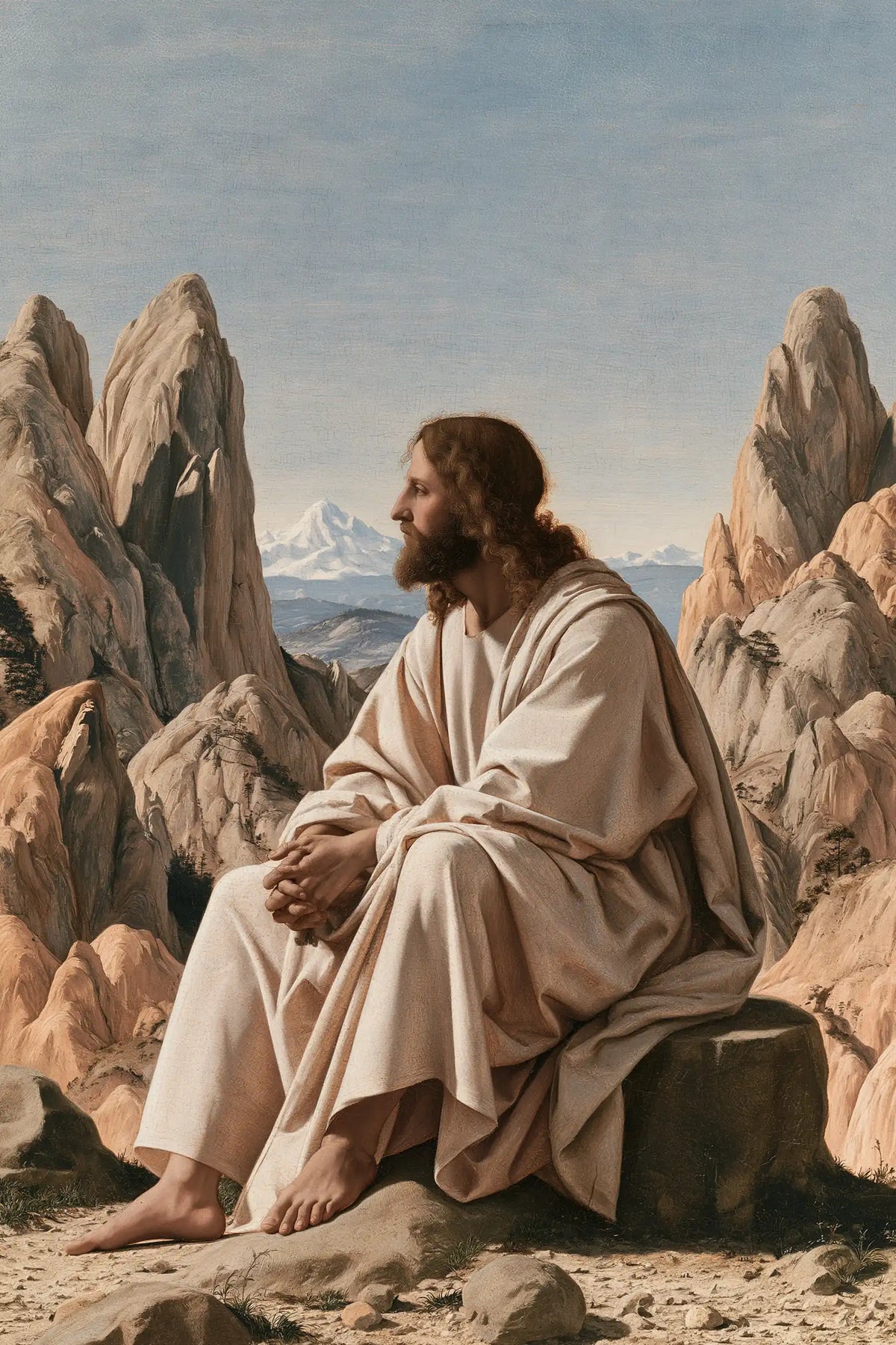 Jesus in the Desert — Listening in the Passage of Spires