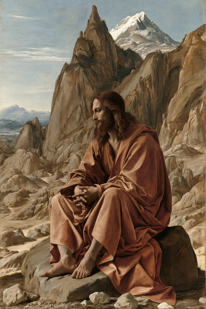 Jesus in the Desert - Florentine Renaissance · Portrait n° 32