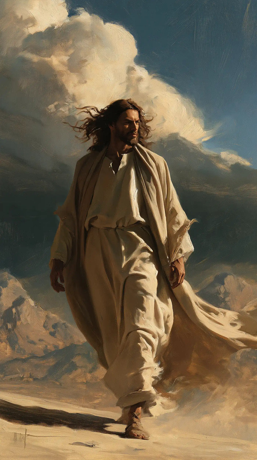 Jesus in the Desert - The Inner Struggle · Portrait n° 5