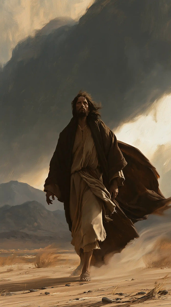 Jesus in the Desert — The Brown Breath of the Dunes