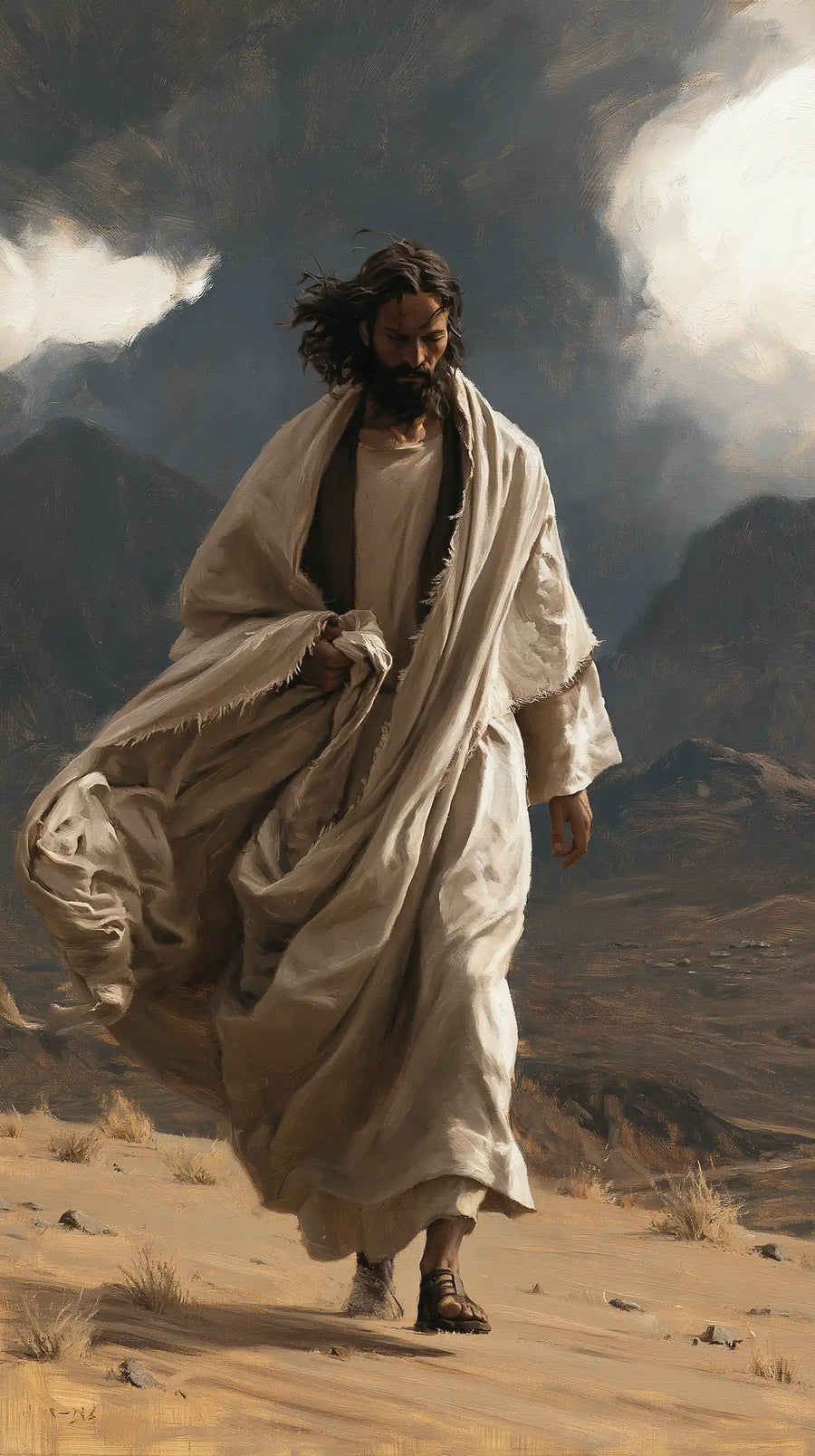 Jesus in the Desert - The Inner Struggle · Portrait n° 14