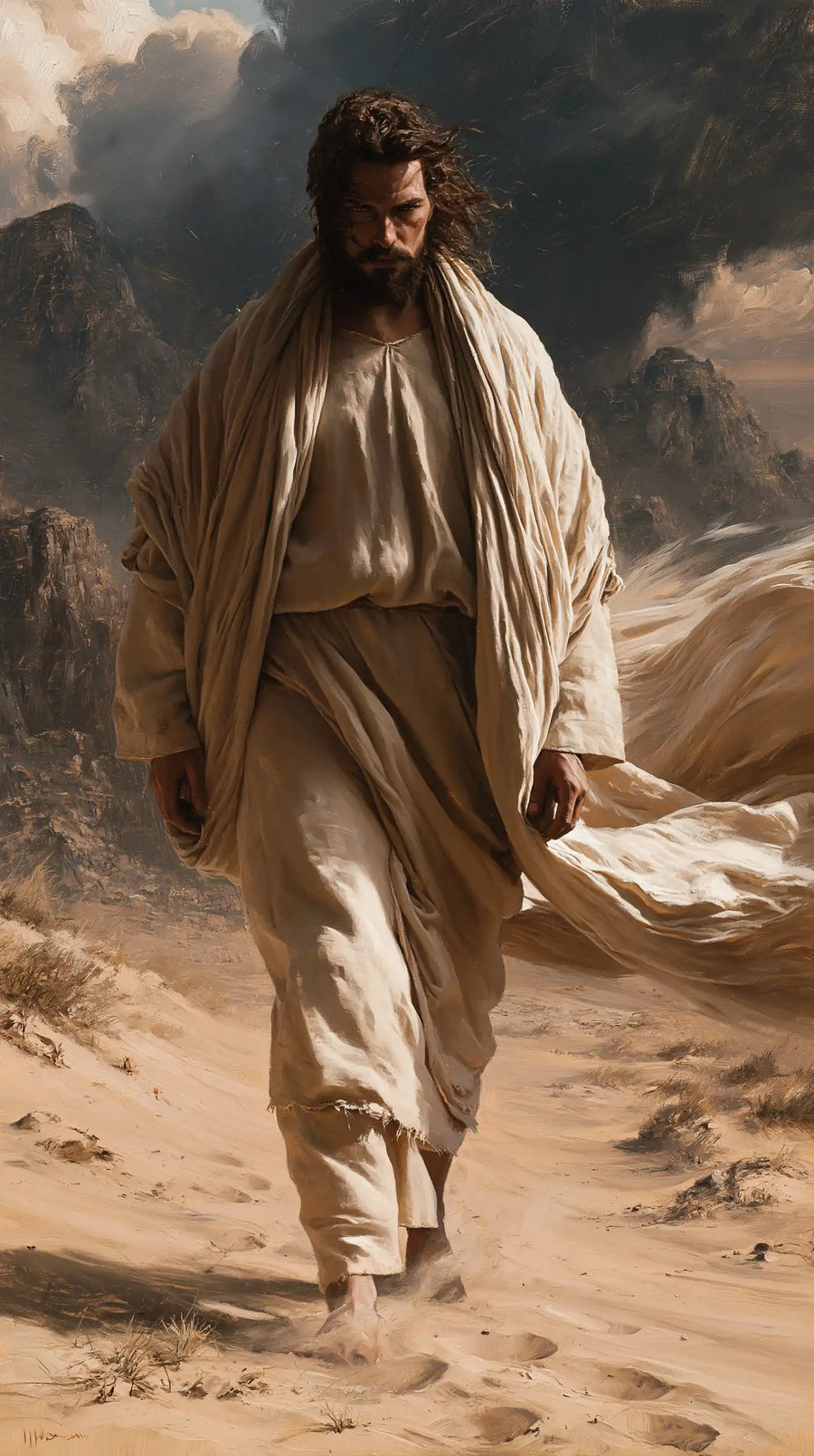 Jesus in the Desert - The Inner Struggle · Portrait n° 27