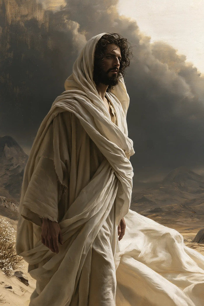 Jesus in the Desert — The Pale Veil of Uncertain Days