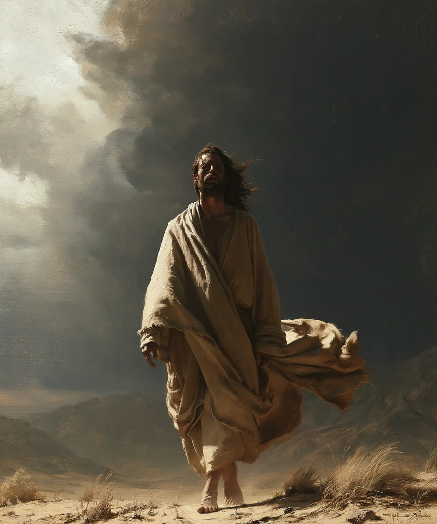 Jesus in the Desert - The Inner Struggle · Portrait n° 41