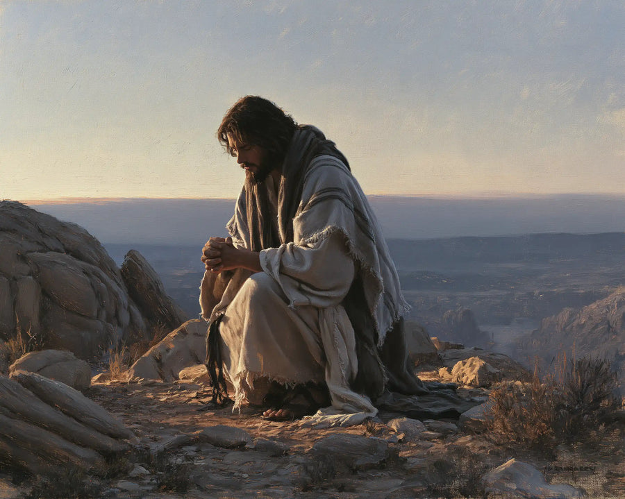 Jesus in the Desert - Jesus in Prayer · Landscape n° 5