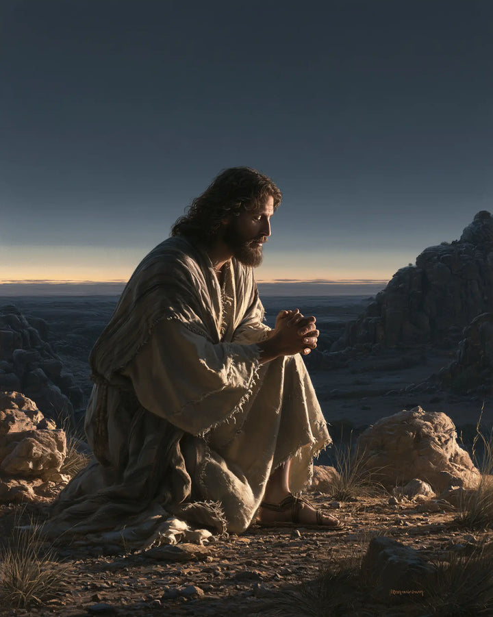 Jesus in the Desert - Jesus in Prayer · Portrait n° 39