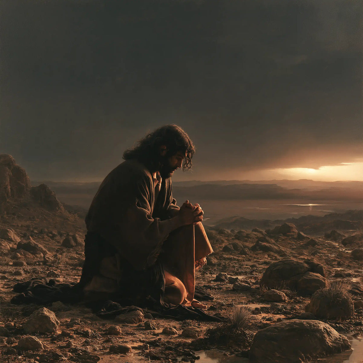Jesus in the Desert — A Prayer in the Last Opening