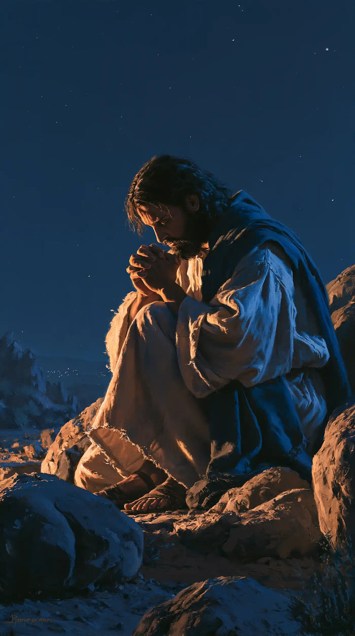 Jesus in the Desert — Silence within the Pale Sleeves