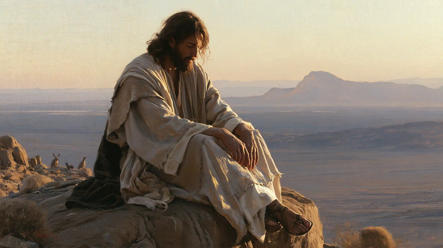 Jesus in the Desert - The Silence of the Desert · Landscape n° 18