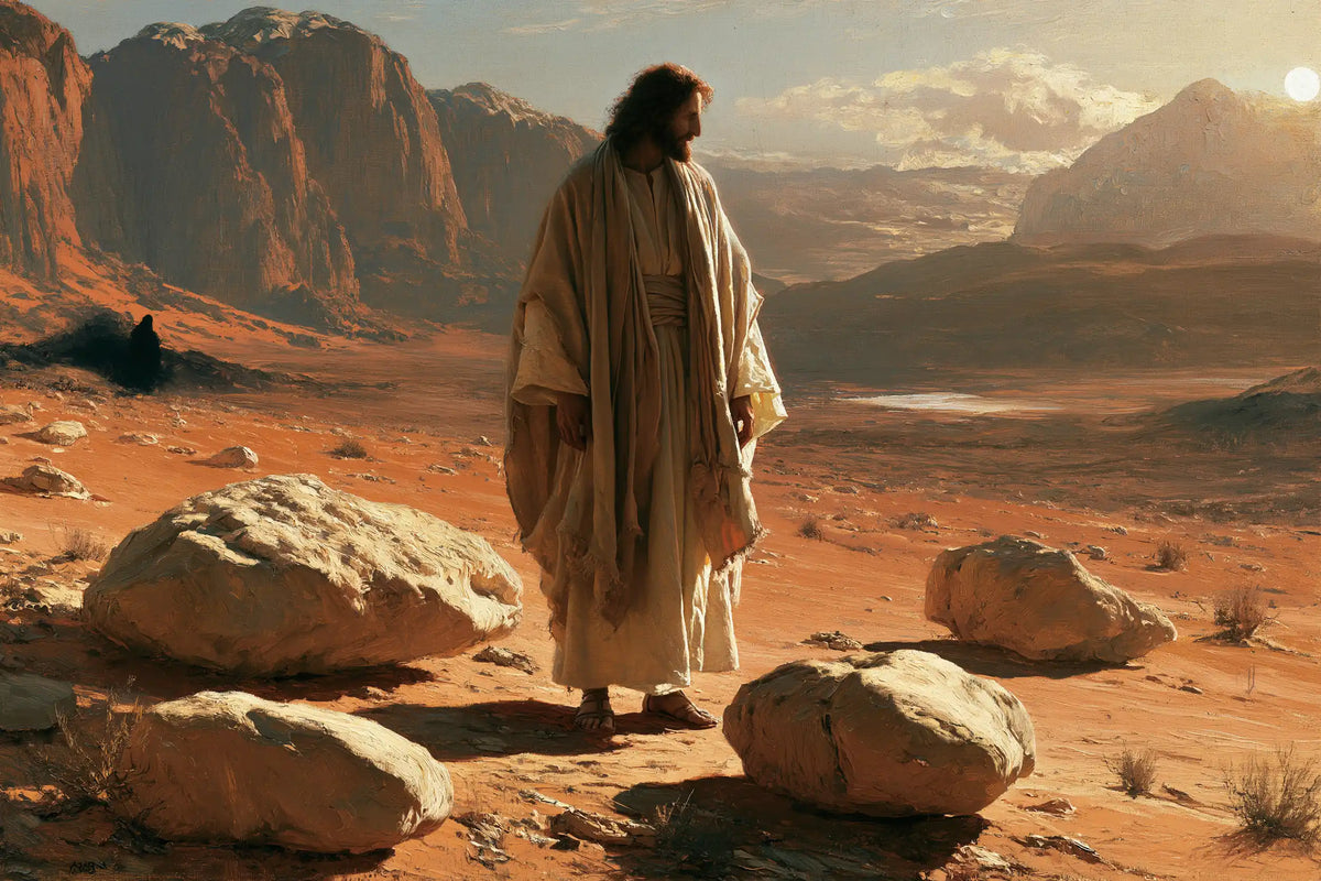 Jesus in the Desert — The Pale Robe in the Russet Valley