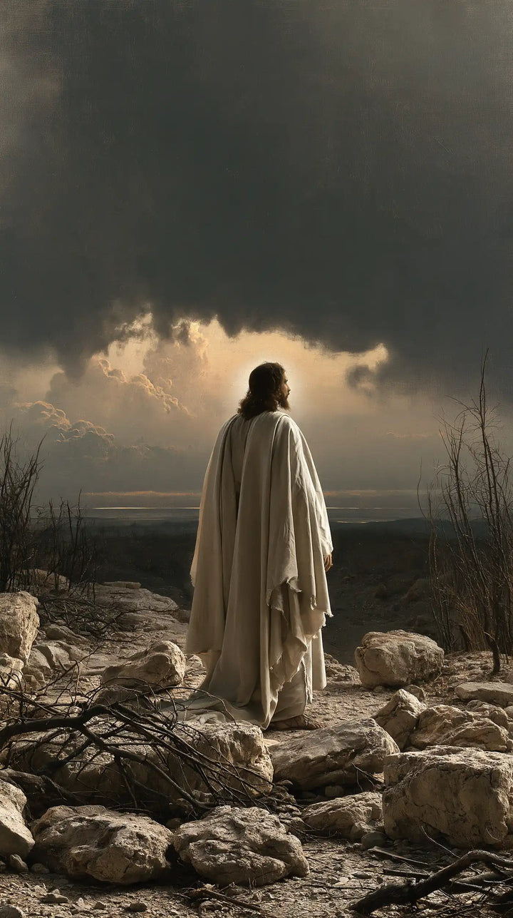 Jesus in the Desert — The Traveller before the Last Radiance