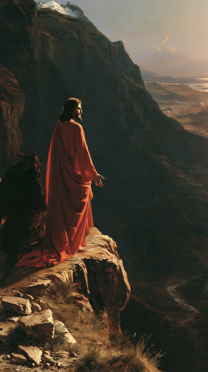 Jesus in the Desert — Crimson and the Quiet Gesture