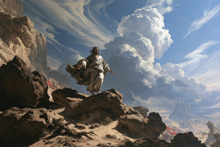 Jesus in the Desert - Theatrical Baroque · Landscape n° 15