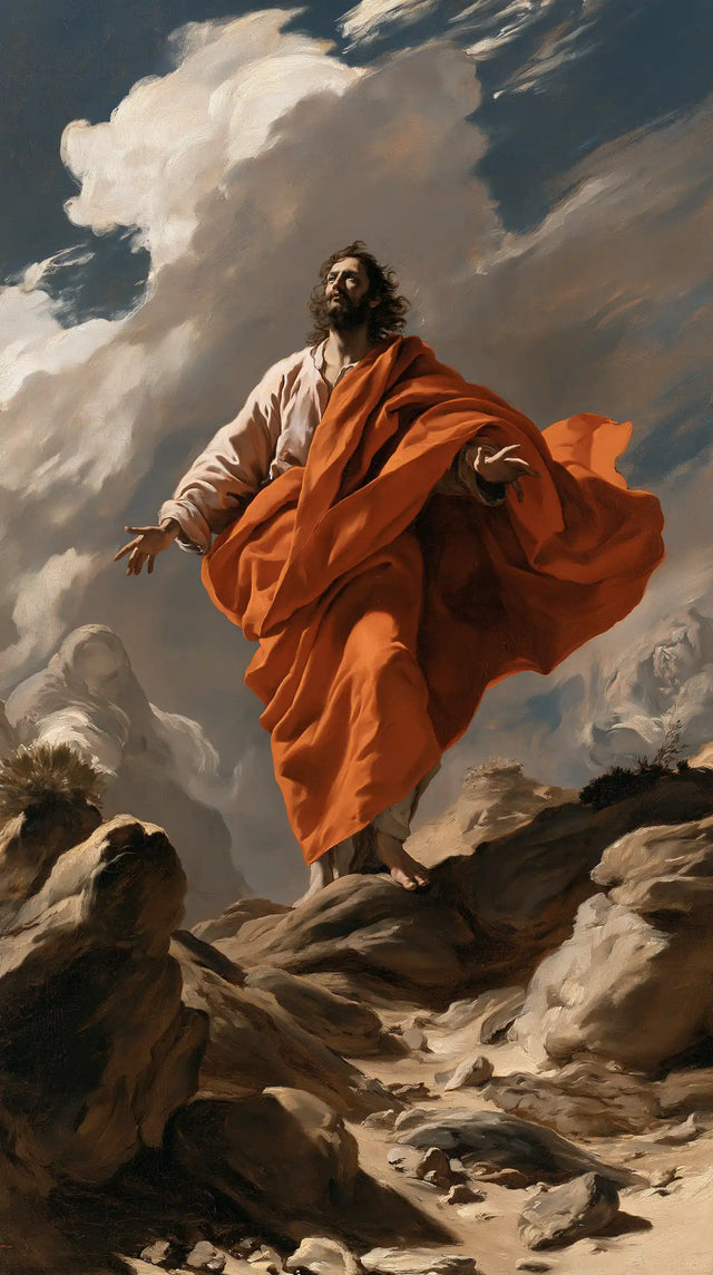 Jesus in the Desert - Theatrical Baroque · Portrait n° 8
