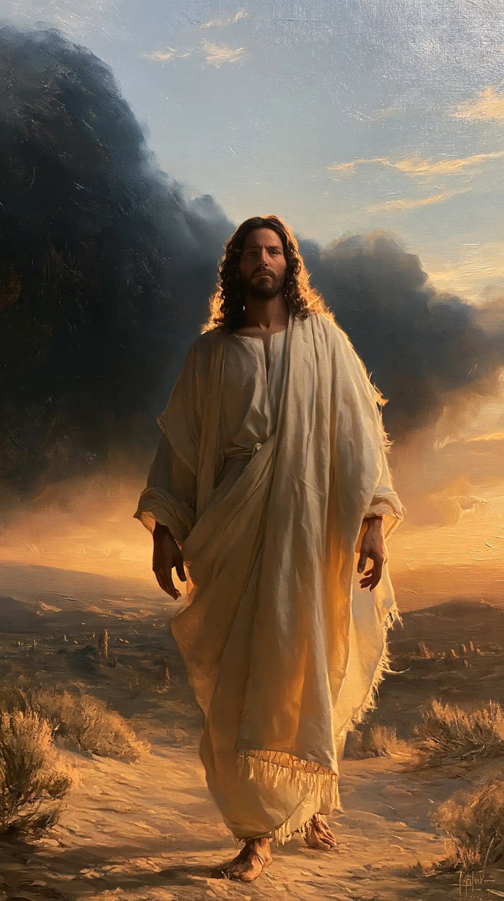 Jesus in the Desert - Victory Over Temptation · Portrait n° 17