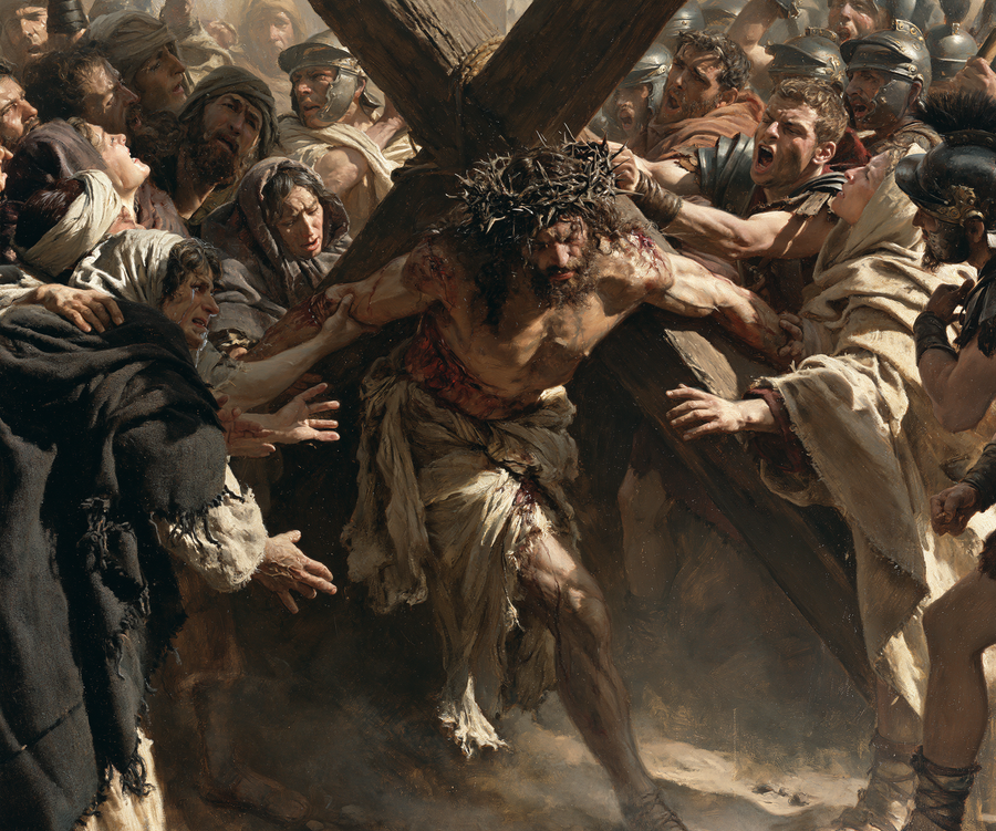 The Stations of the Cross - Explosion of movement · Landscape n° 4
