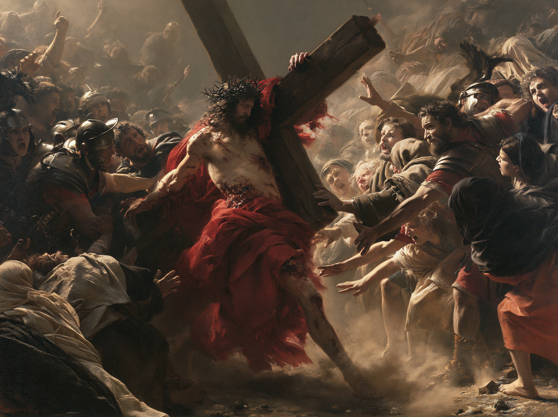The Stations of the Cross - Explosion of movement · Landscape n° 10 — aperçu de la finition sélectionnée