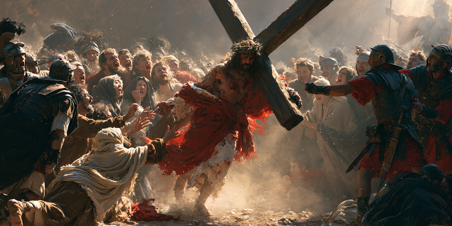 The Stations of the Cross - Explosion of movement · Landscape n° 18