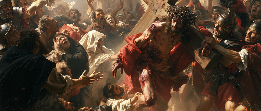 The Stations of the Cross - Explosion of movement · Landscape n° 19