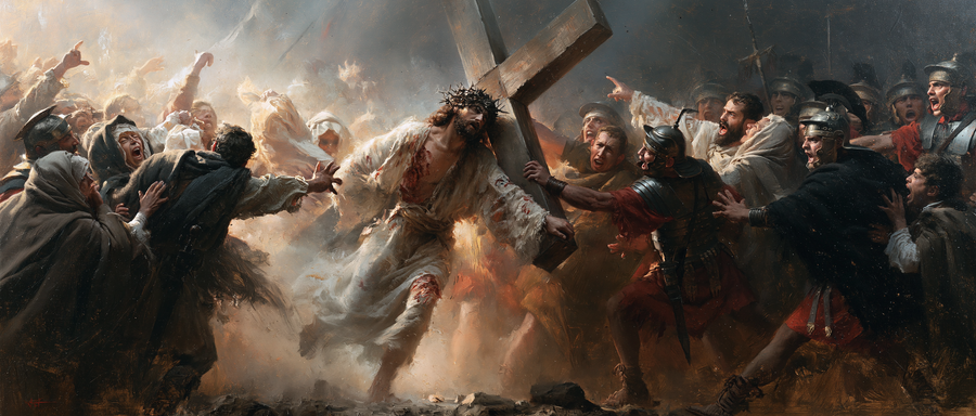 The Stations of the Cross - Explosion of movement · Landscape n° 20