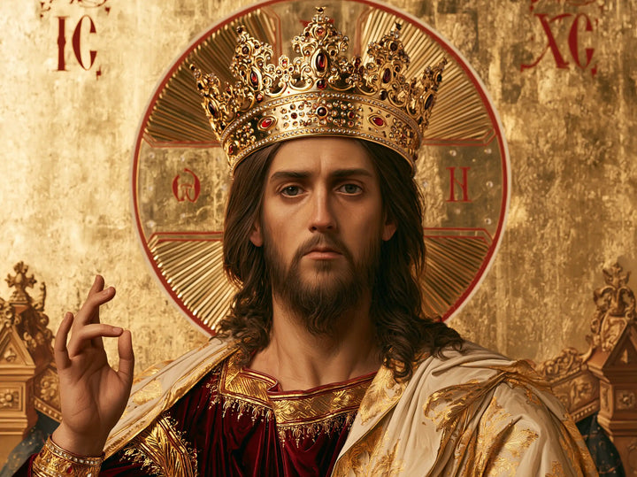 Jesus the King - Contemporary Byzantine · Landscape n° 3