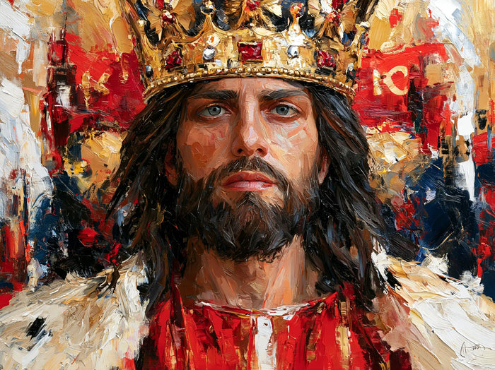 Jesus the King — The Gaze in Living Texture