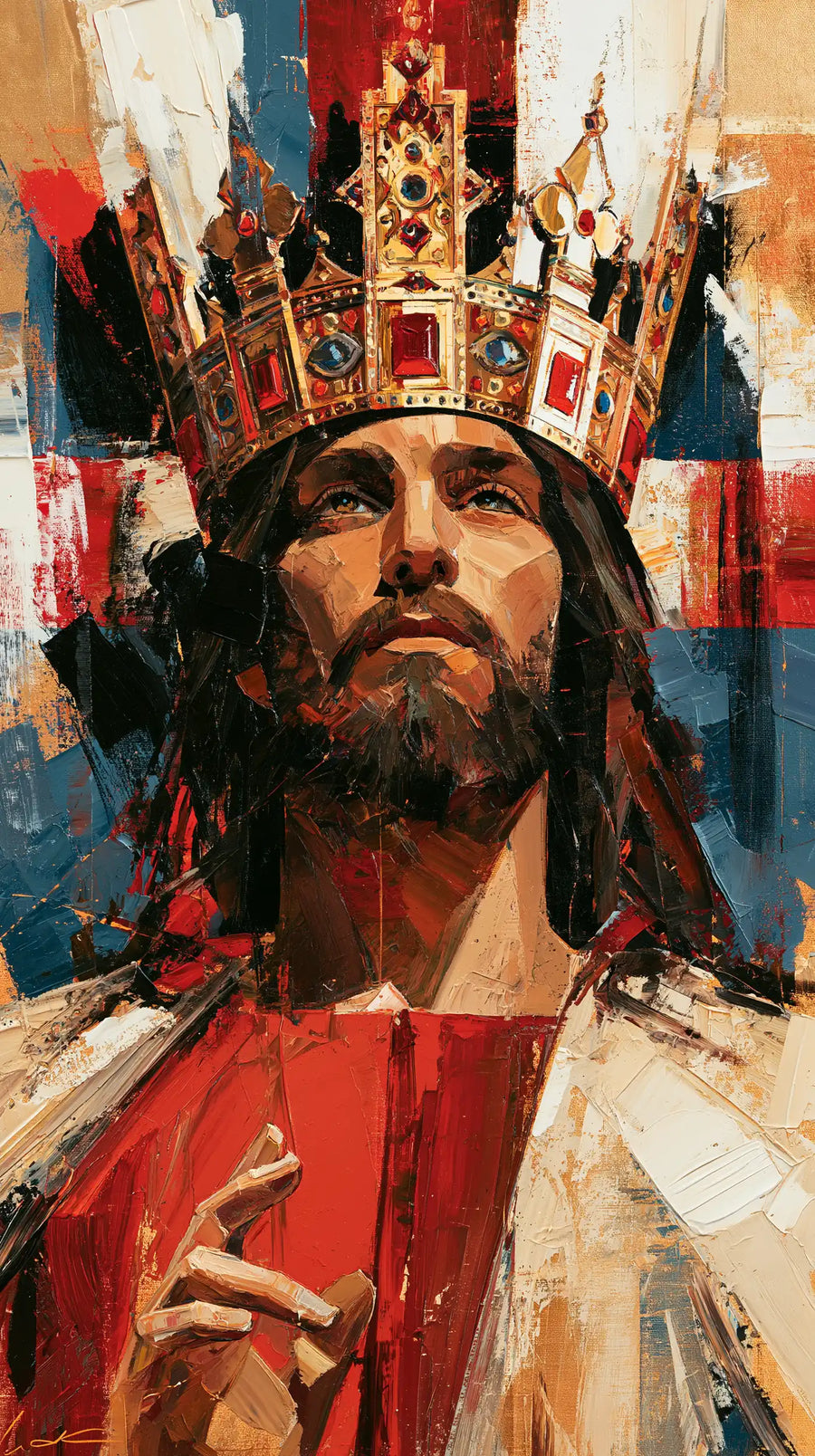 Jesus the King - Expressionist · Portrait n° 5