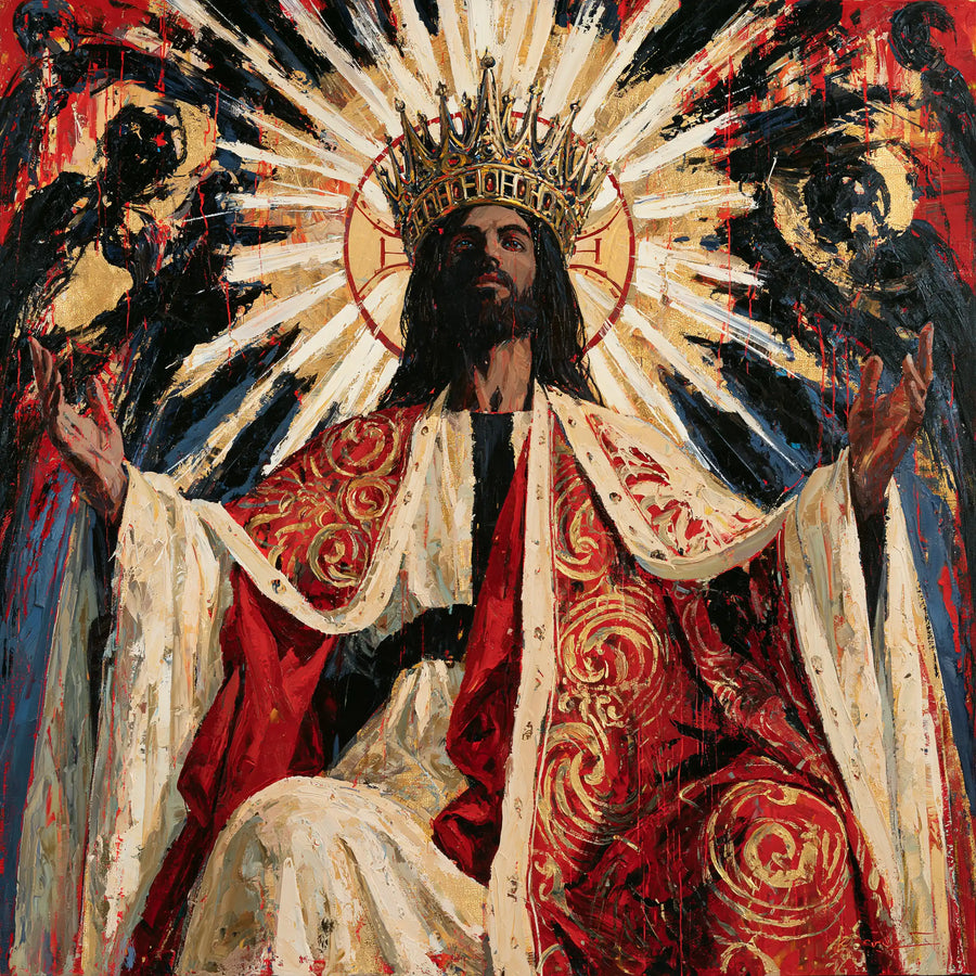 Jesus the King - Expressionist · Square n° 2