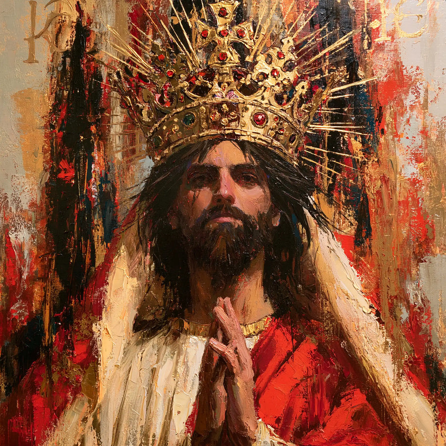 Jesus the King - Expressionist · Square n° 8