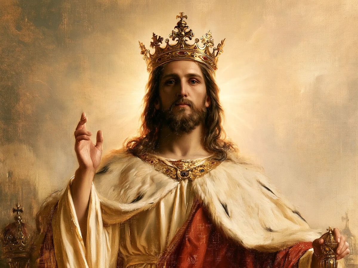 Jesus the King — The Blessing in the Ermine Mantle