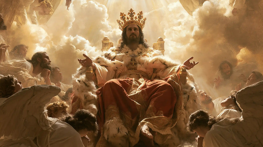 Jesus the King - Jesus the King with Angels · Landscape n° 9