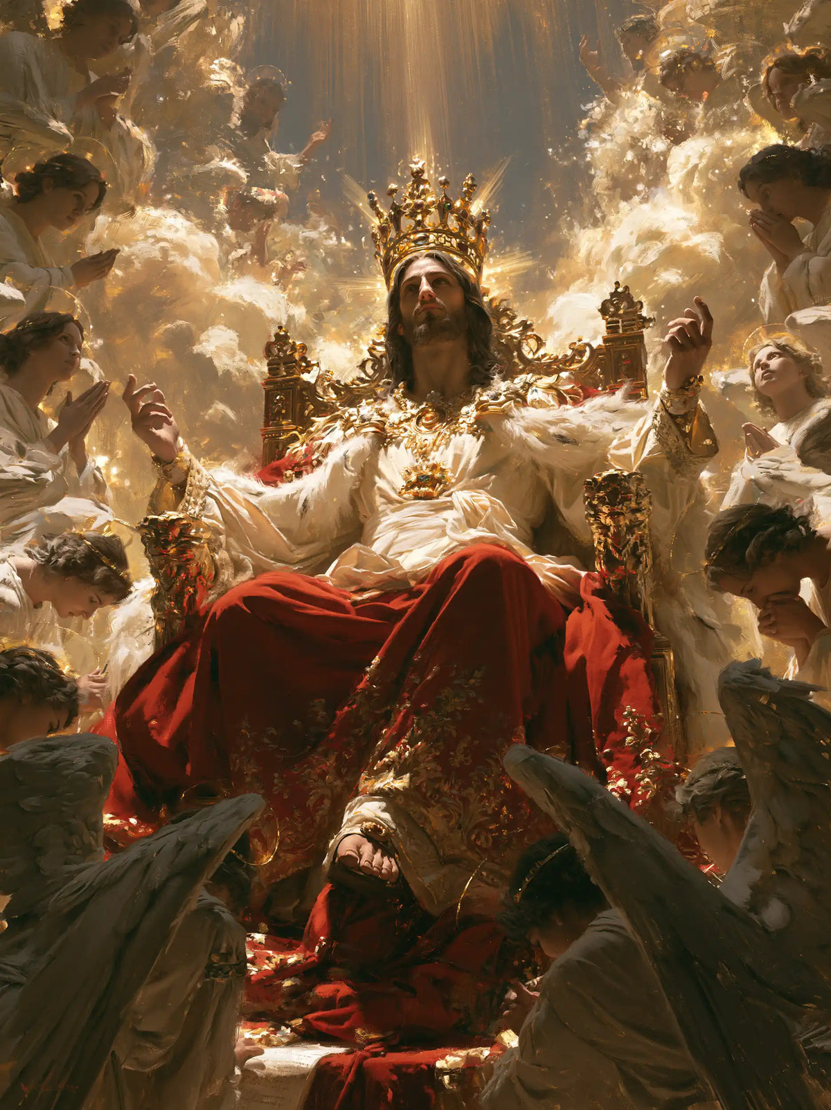 Jesus the King — The Throne in the Clearing of Wings
