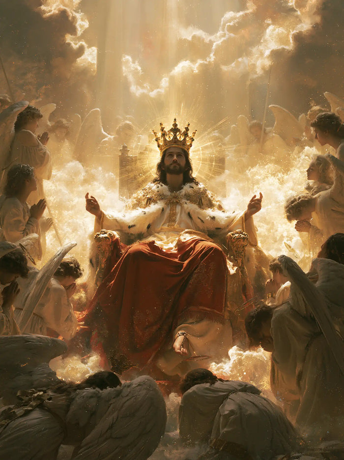 Jesus the King — The Throne Beyond the Bowed Wings