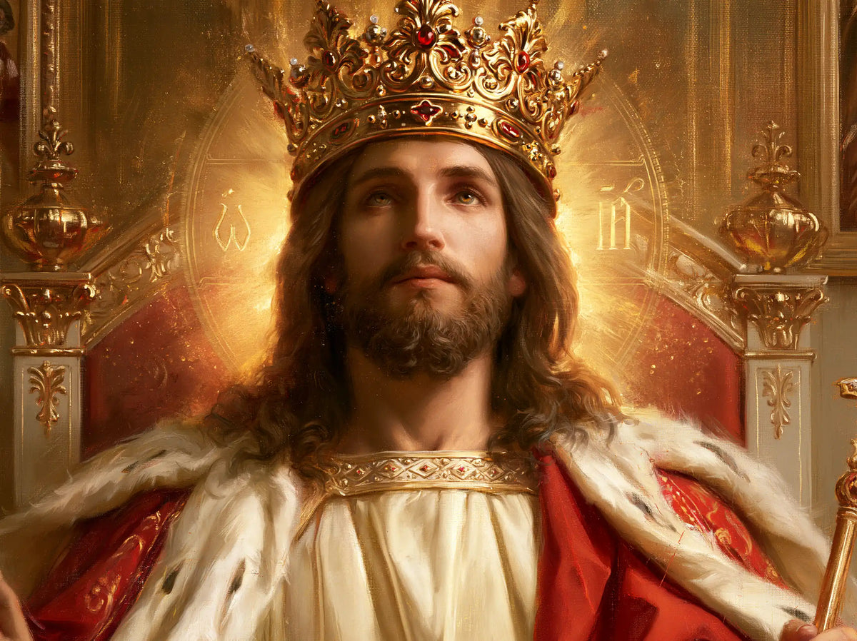 Jesus the King - Red, Ivory and Gold · Landscape n° 3