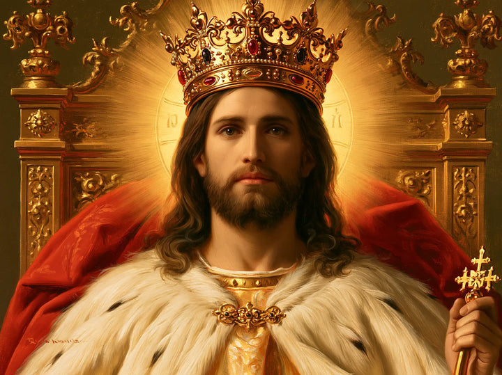Jesus the King - Red, Ivory and Gold · Landscape n° 5