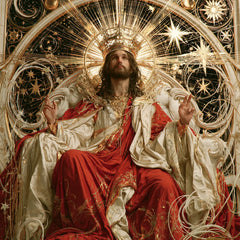 Jesus the King — The Crown in the Threads of Heaven