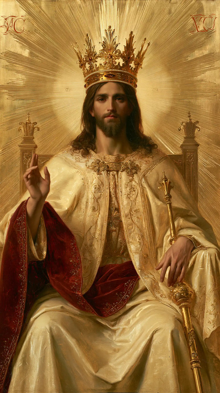 Jesus the King - Sacred Gold · Portrait n° 8