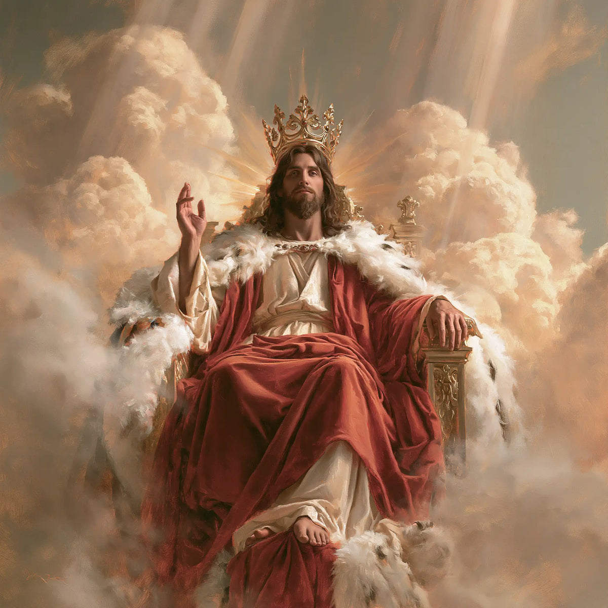 Jesus the King — Ermine Beside Golden Vapours