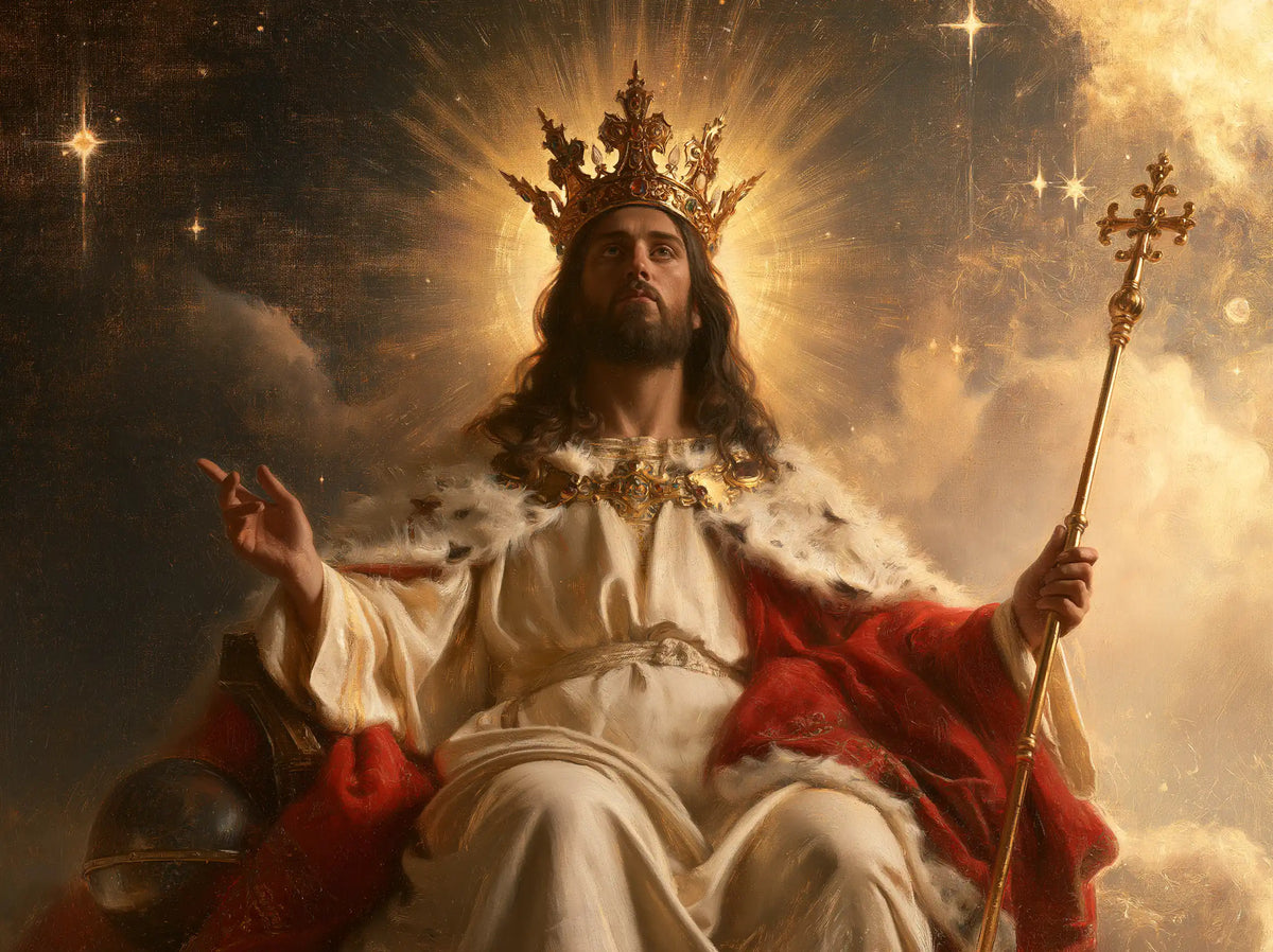 Jesus the King — The Cross at the Edge of Golden Night