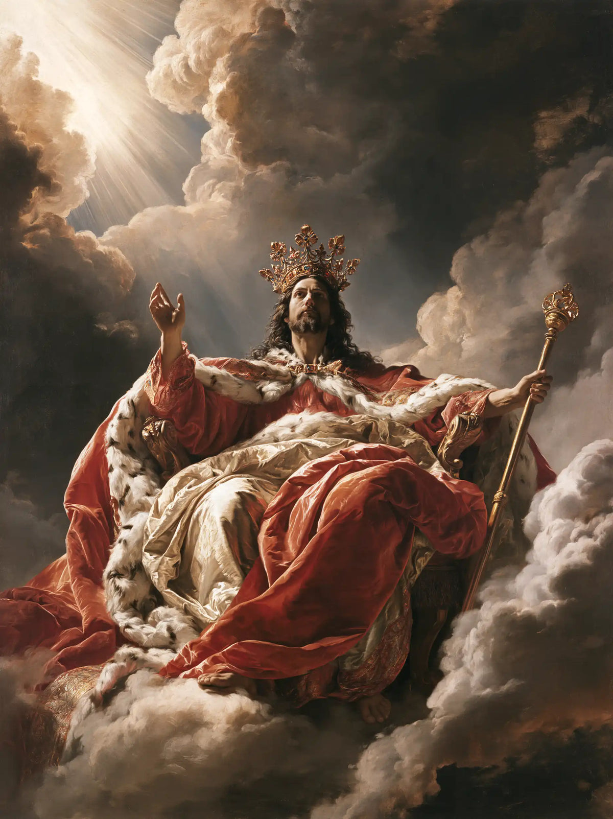 Jesus the King - Theatrical Baroque · Portrait n° 15