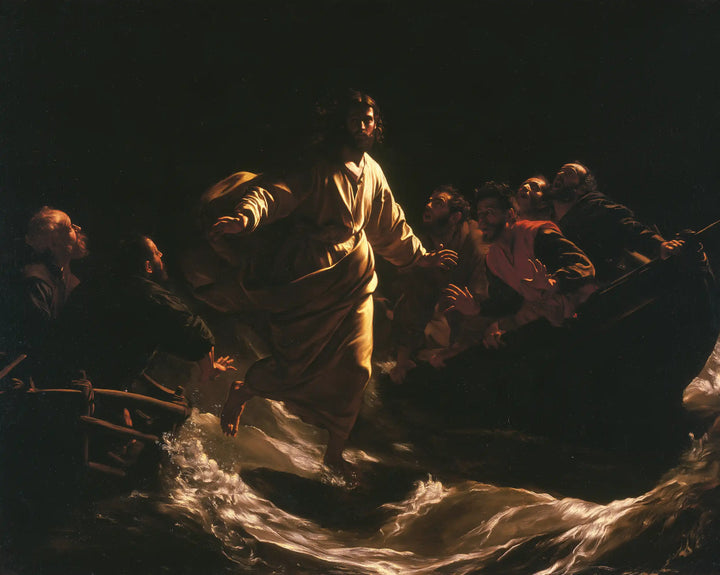 Jesus Walking on Water — Walking through the Hollow of Darkness
