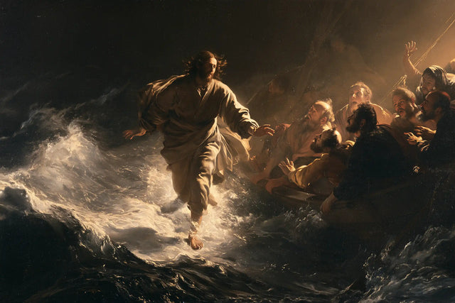 Jesus Walking on Water — The Wave beneath the Golden Ray