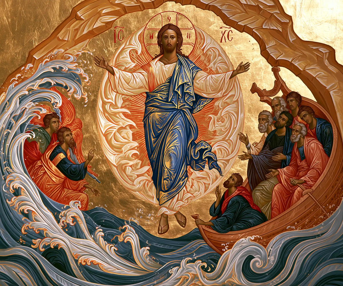 Jesus Walking on Water — The Wave Entwined with Light