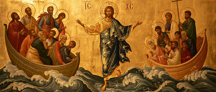 Jesus Walking on Water — The Communion of Halos upon the Sea