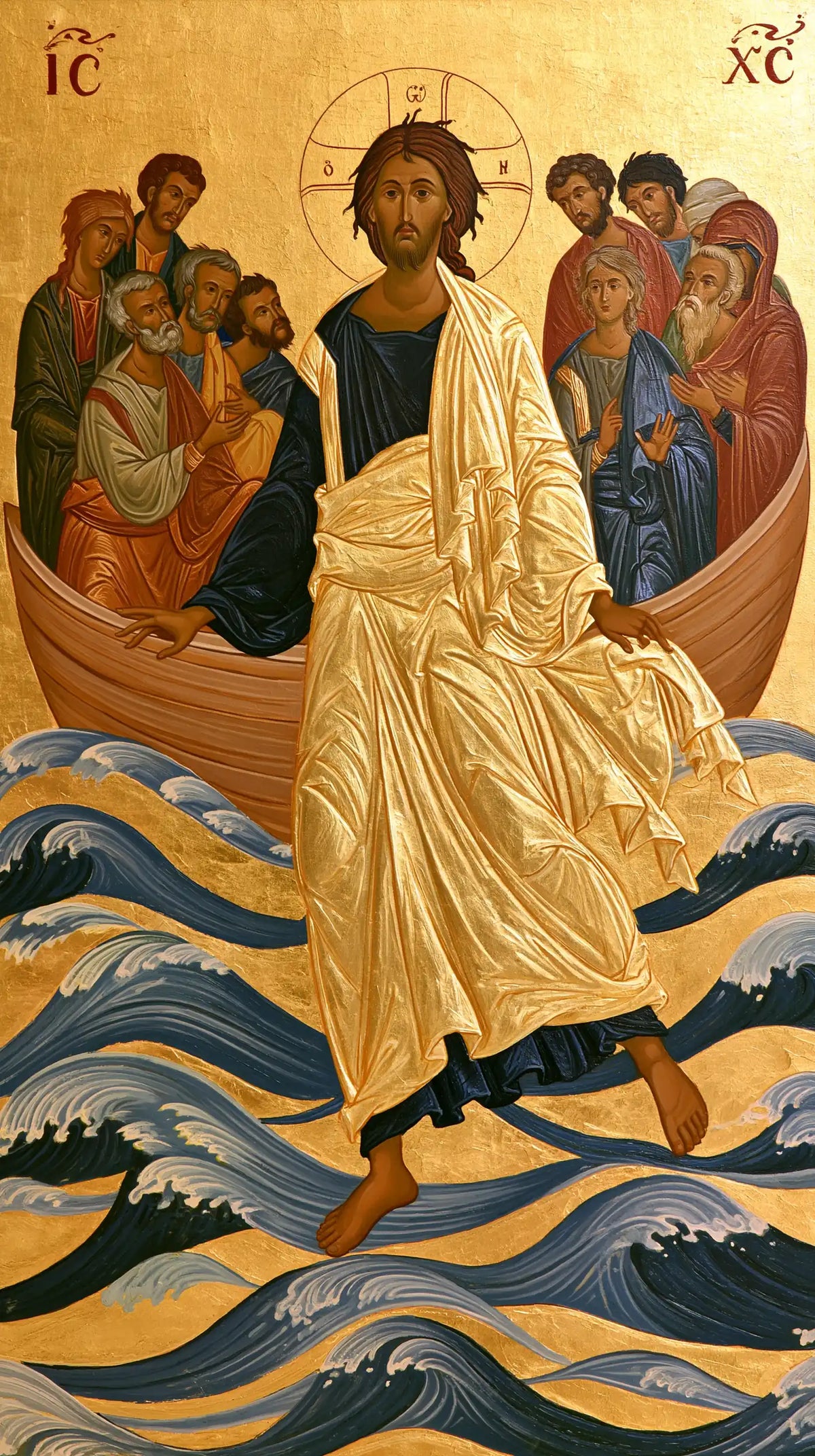 Jesus Walking on Water — The Ivory Step upon Sea Ribbons