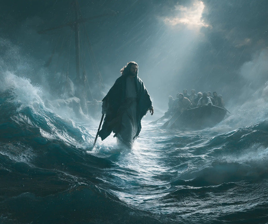 Jesus Walking on Water - Explosion of Movement · Landscape n° 2
