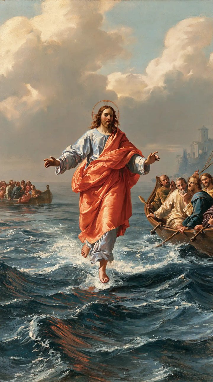 Jesus Walking on Water — Coral between Open Horizons