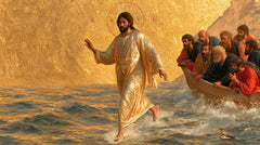 Jesus Walking on Water — The Silken Step beside the Brown Hull